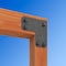 Simpson Strong Tie Simpson Strong-Tie APVA 10.5 in. H X 10.5 in. W X 5 in. D Steel Inside L Strap Brace APVL6 - alternate 2